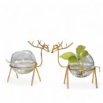 Magadha Decor deer with pot for decoration